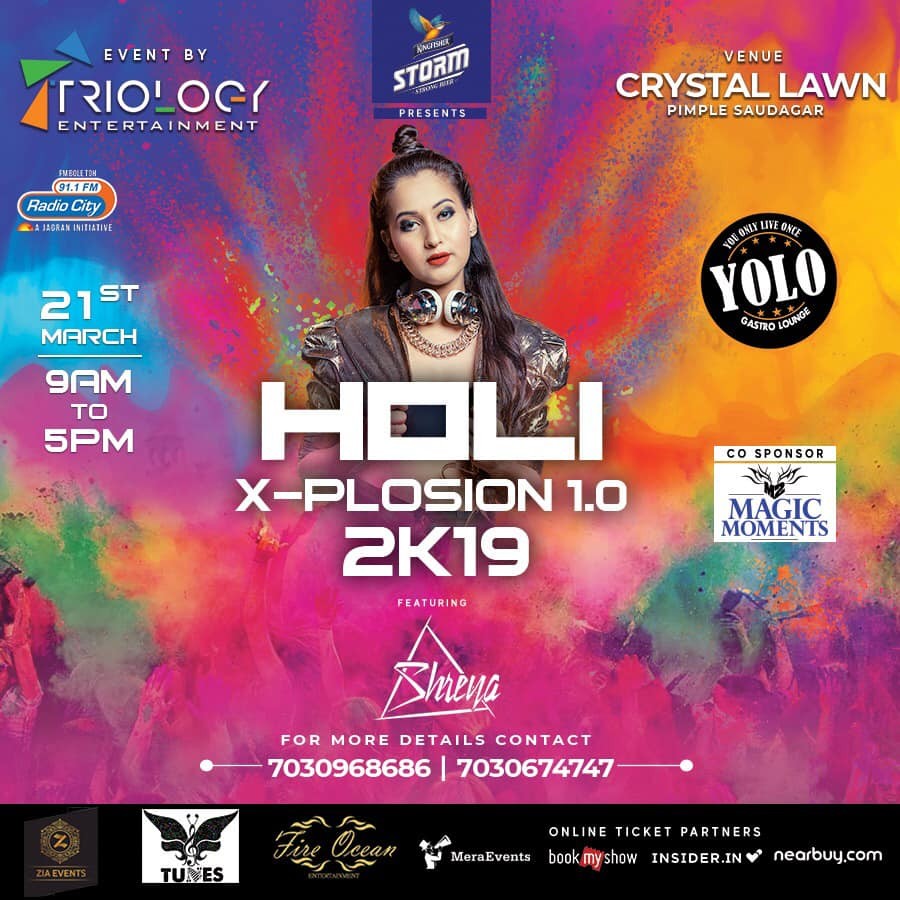 Holi X-Plosion 1.0 - DJ Shreya | Pune