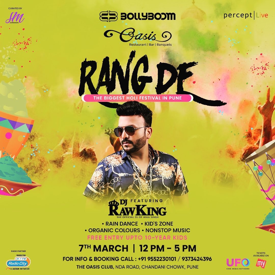 Rang De The Biggest Holi Festival - DJ Rawking