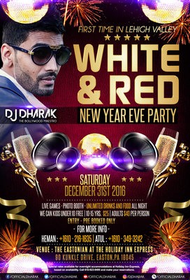 White & Red - New Year Eve Party - DJ Dharak