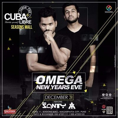 OMEGA NEW YEARS EVE - DJ SANTY & ABHISHEK YESUGADE