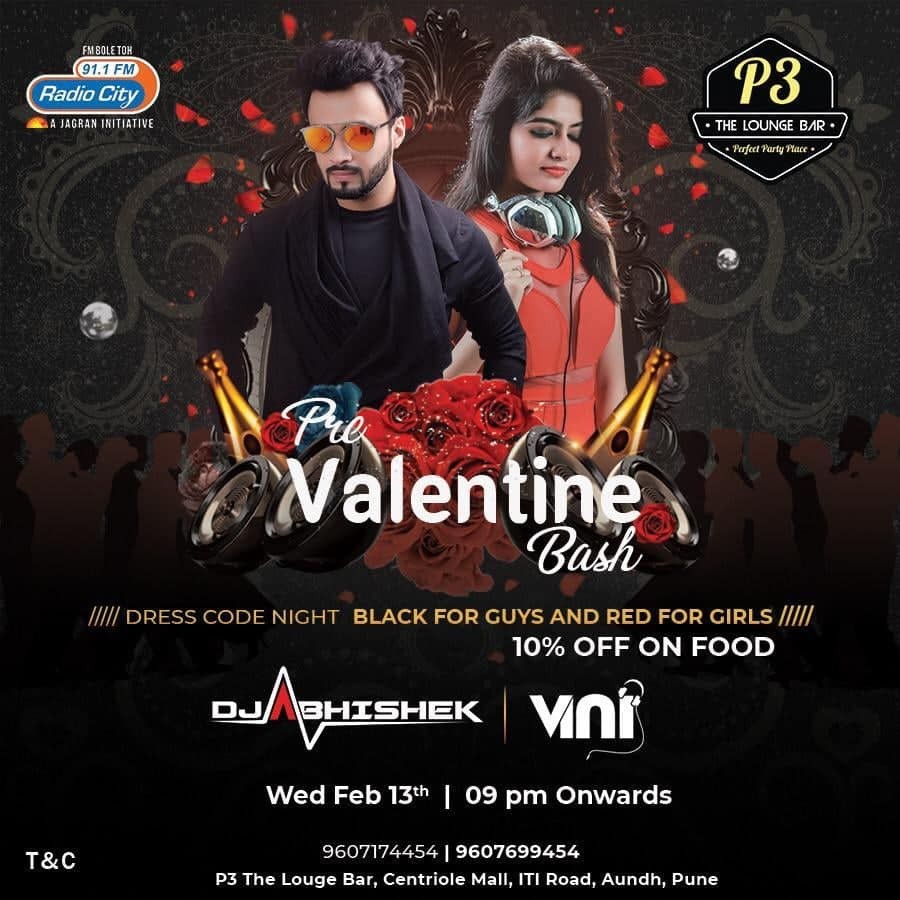 DJ ABHISHEK - PRE VALENTINE BASH