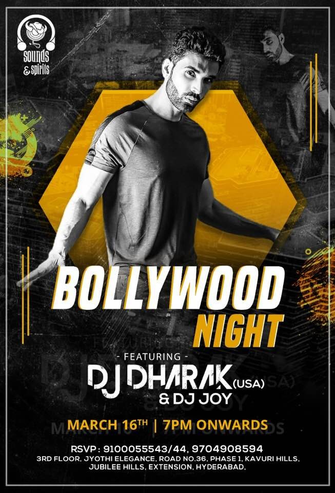 BOLLYWOOD NIGHT - DJ DHARAK | HYDERABAD